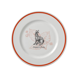Watership Down 8" Rimmed Plate - Big Wig