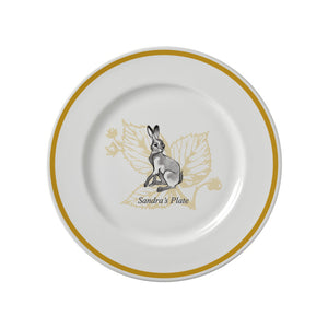 Watership Down 10" Rimmed Plate - Clover