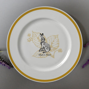 Watership Down 10" Rimmed Plate - Clover