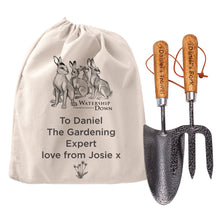 Load image into Gallery viewer, Watership Down Trowel and Fork Set
