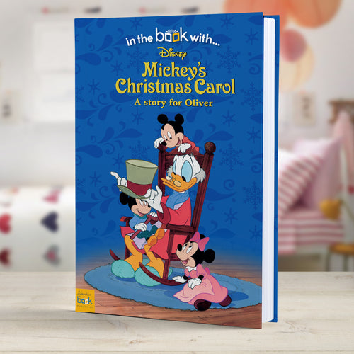 Personalised Disney Mickey's Christmas Carol Story Book