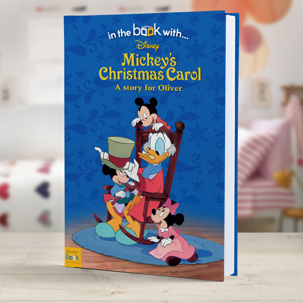Personalised Disney Mickey's Christmas Carol Story Book