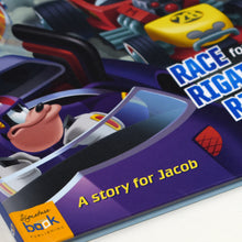 Load image into Gallery viewer, Personalised Disney Jr Mickey and the Roadster Racers Story Book