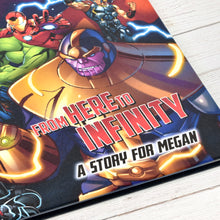 Load image into Gallery viewer, Avengers Beginnings from Here to Infinity Personalised Marvel Story Book