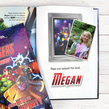 Load image into Gallery viewer, Avengers Beginnings from Here to Infinity Personalised Marvel Story Book