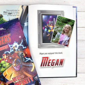 Avengers Beginnings from Here to Infinity Personalised Marvel Story Book