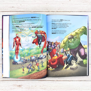 Avengers Beginnings from Here to Infinity Personalised Marvel Story Book