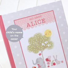 Load image into Gallery viewer, Baby Record Book with Plush Elephant