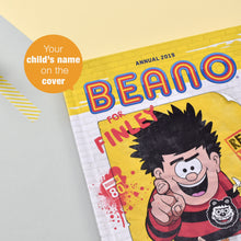 Load image into Gallery viewer, Personalised Beano Annual 2019