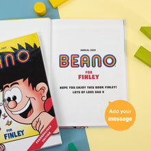 Load image into Gallery viewer, Personalised Beano Annual 2020