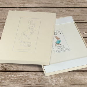Peter Rabbit's Personalised Hopping into Life Book