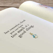 Load image into Gallery viewer, Peter Rabbit&#39;s Personalised Hopping into Life Book