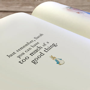 Peter Rabbit's Personalised Hopping into Life Book