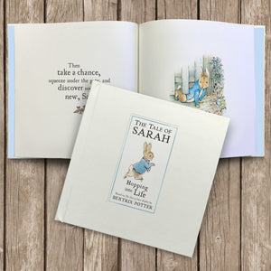 Peter Rabbit's Personalised Hopping into Life Book