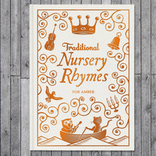 Load image into Gallery viewer, Personalised Traditional Nursery Rhymes Book