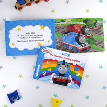 Load image into Gallery viewer, Personalised Me and Thomas Learning Together Board Book