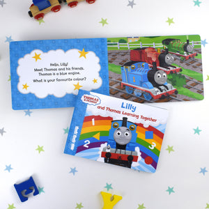 Personalised Me and Thomas Learning Together Board Book