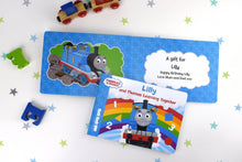Load image into Gallery viewer, Personalised Me and Thomas Learning Together Board Book