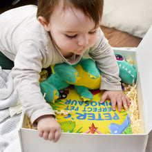 Load image into Gallery viewer, Perfect Pet Dinosaur Personalised Book and Plush Toy Giftset