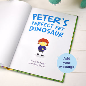Perfect Pet Dinosaur Personalised Book and Plush Toy Giftset