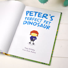 Load image into Gallery viewer, Perfect Pet Dinosaur Personalised Book and Plush Toy Giftset