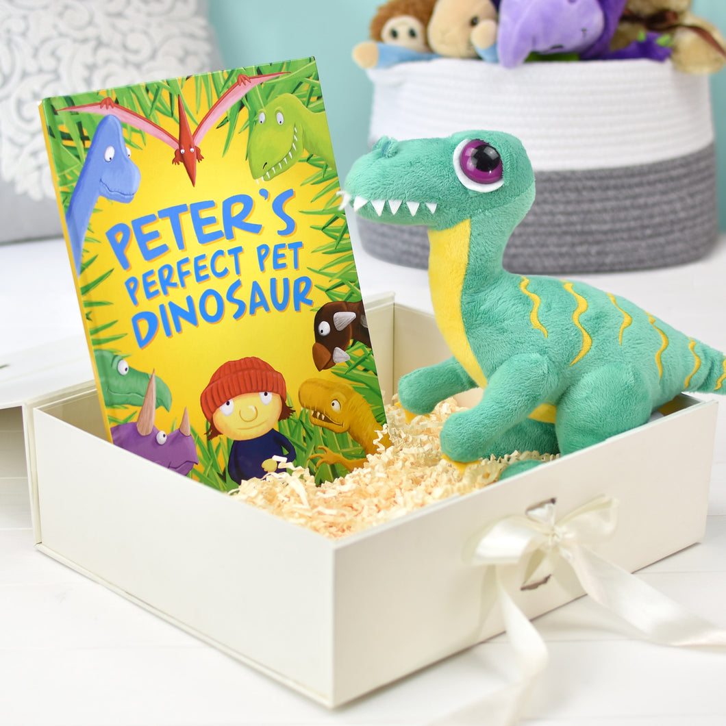 Perfect Pet Dinosaur Personalised Book and Plush Toy Giftset