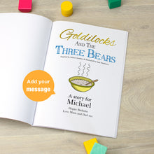 Load image into Gallery viewer, Personalised Goldilocks Book
