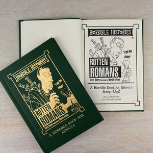 Personalised Horrible Histories Rotten Romans Book