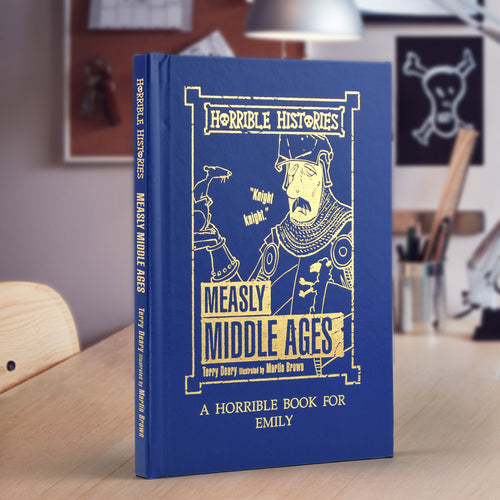 Personalised Horrible Histories Measly Middle-Ages Book