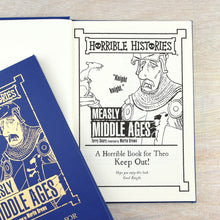 Load image into Gallery viewer, Personalised Horrible Histories Measly Middle-Ages Book