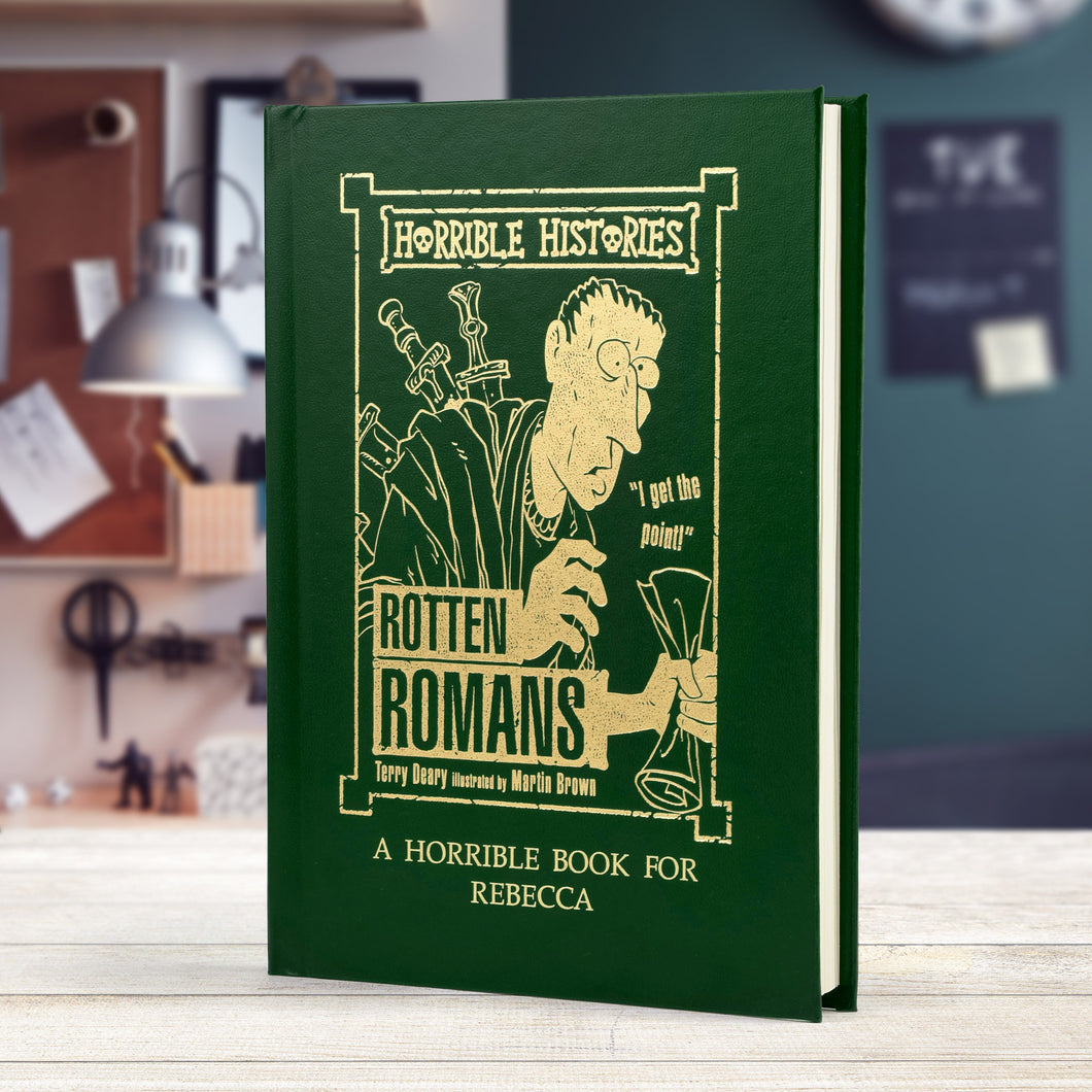 Personalised Horrible Histories Rotten Romans Book