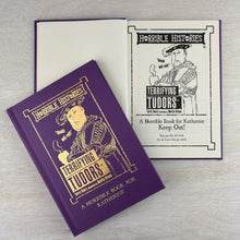 Load image into Gallery viewer, Personalised Horrible Histories Terrifying Tudors Book