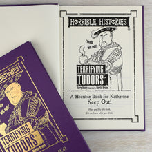 Load image into Gallery viewer, Personalised Horrible Histories Terrifying Tudors Book