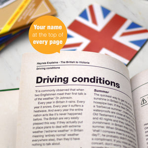 Personalised Haynes Explains the British