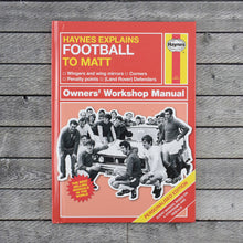Load image into Gallery viewer, Personalised Haynes Explains Football