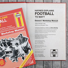 Load image into Gallery viewer, Personalised Haynes Explains Football