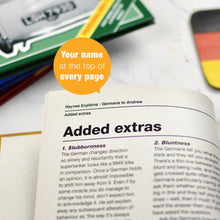 Load image into Gallery viewer, Personalised Haynes Explains Germans