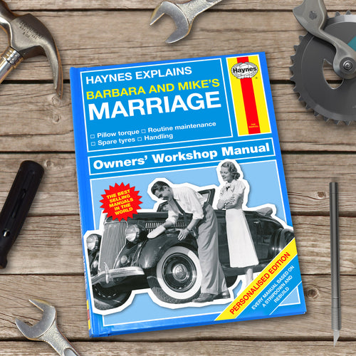 Personalised Haynes Explains Marriage