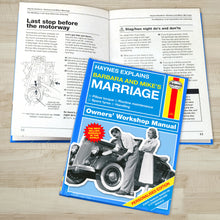 Load image into Gallery viewer, Personalised Haynes Explains Marriage