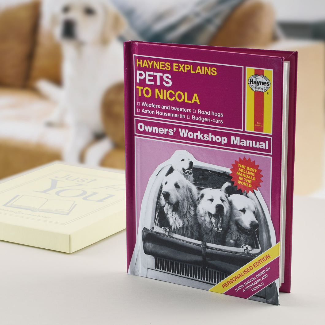 Personalised Haynes Explains Pets