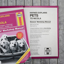 Load image into Gallery viewer, Personalised Haynes Explains Pets