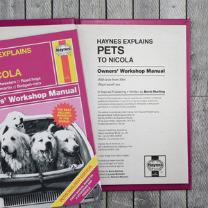 Personalised Haynes Explains Pets
