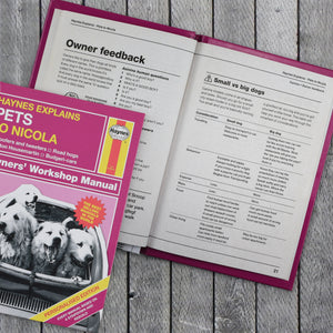 Personalised Haynes Explains Pets