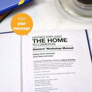 Personalised Haynes Explains the Home