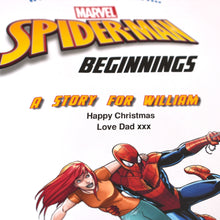 Load image into Gallery viewer, Spider-man Beginnings Personalised Marvel Story Book