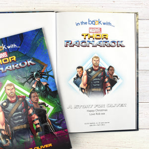 Thor Ragnarok Personalised Marvel Story Book