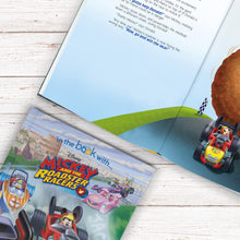 Load image into Gallery viewer, Personalised Disney Jr Mickey and the Roadster Racers Story Book