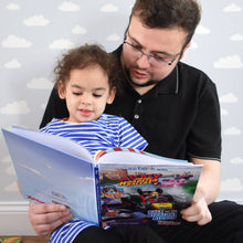 Load image into Gallery viewer, Personalised Disney Jr Mickey and the Roadster Racers Story Book