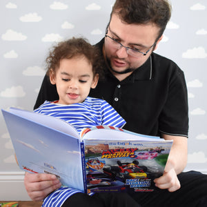Personalised Disney Jr Mickey and the Roadster Racers Story Book