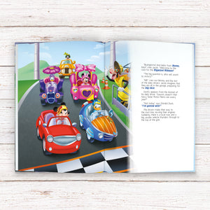 Personalised Disney Jr Mickey and the Roadster Racers Story Book